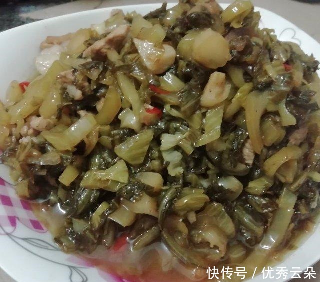  简单|肉炒酸菜，简单快手家常菜