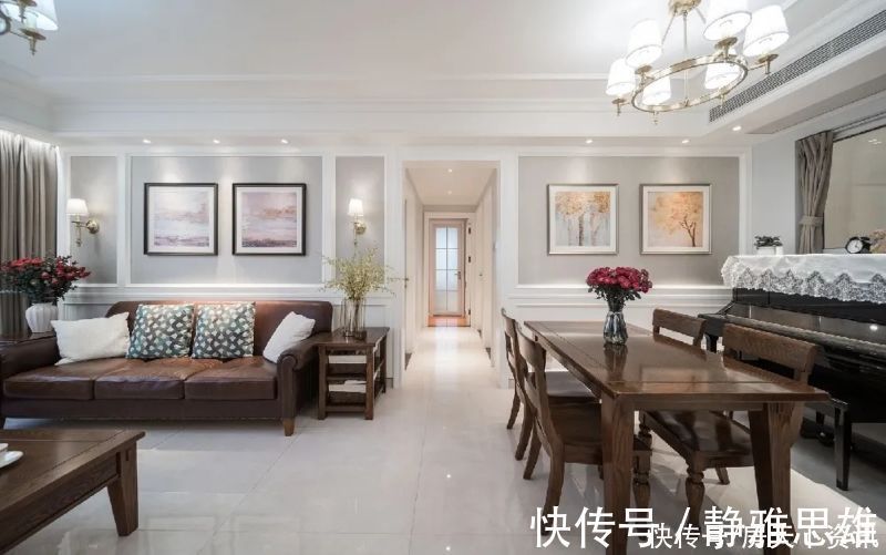 卧室|100平米的房子装修只花了9万，美式风格让人眼前一亮