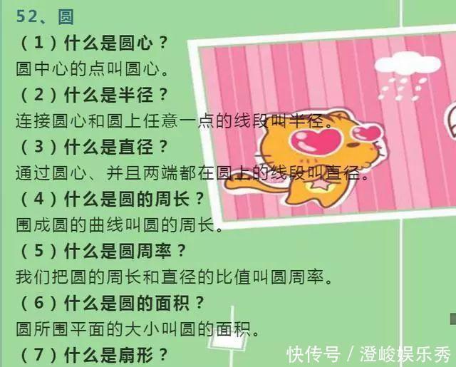 知识|不要把知识还给老师了！小学数学这么学，口诀、定义通通掌握