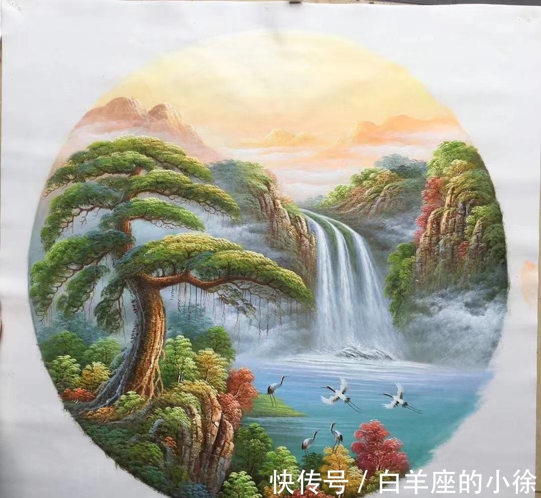 朋友@这是一些来自朋友的作品:山水画九副