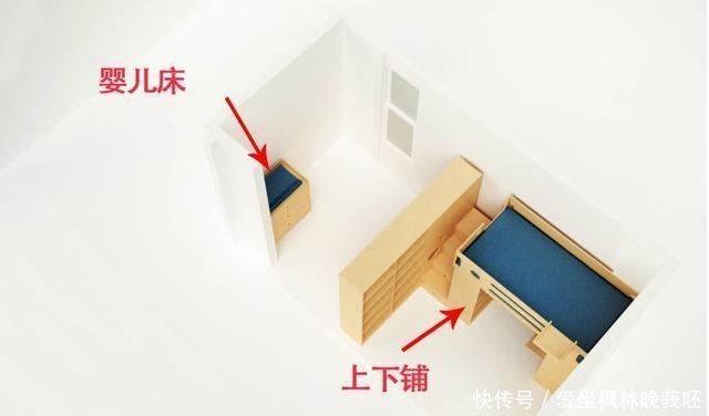 聪明的父母，都把一间儿童房隔成2间了！一儿一女同住一屋好方便！