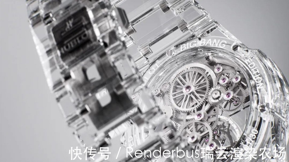 艺术家 这C4D玩得太6了!灵动诠释宇舶表限量版陀飞轮全蓝宝石腕表的冰肌玉骨
