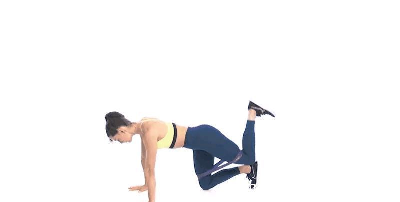 动作|居家臀腿训练,做到臀肌发力,协调臀腿发展,才会练出翘臀美腿