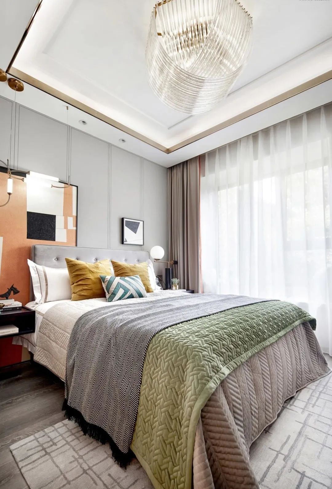 三室两厅轻奢风格,打造优雅的时尚典范|黄石装修 | 装修