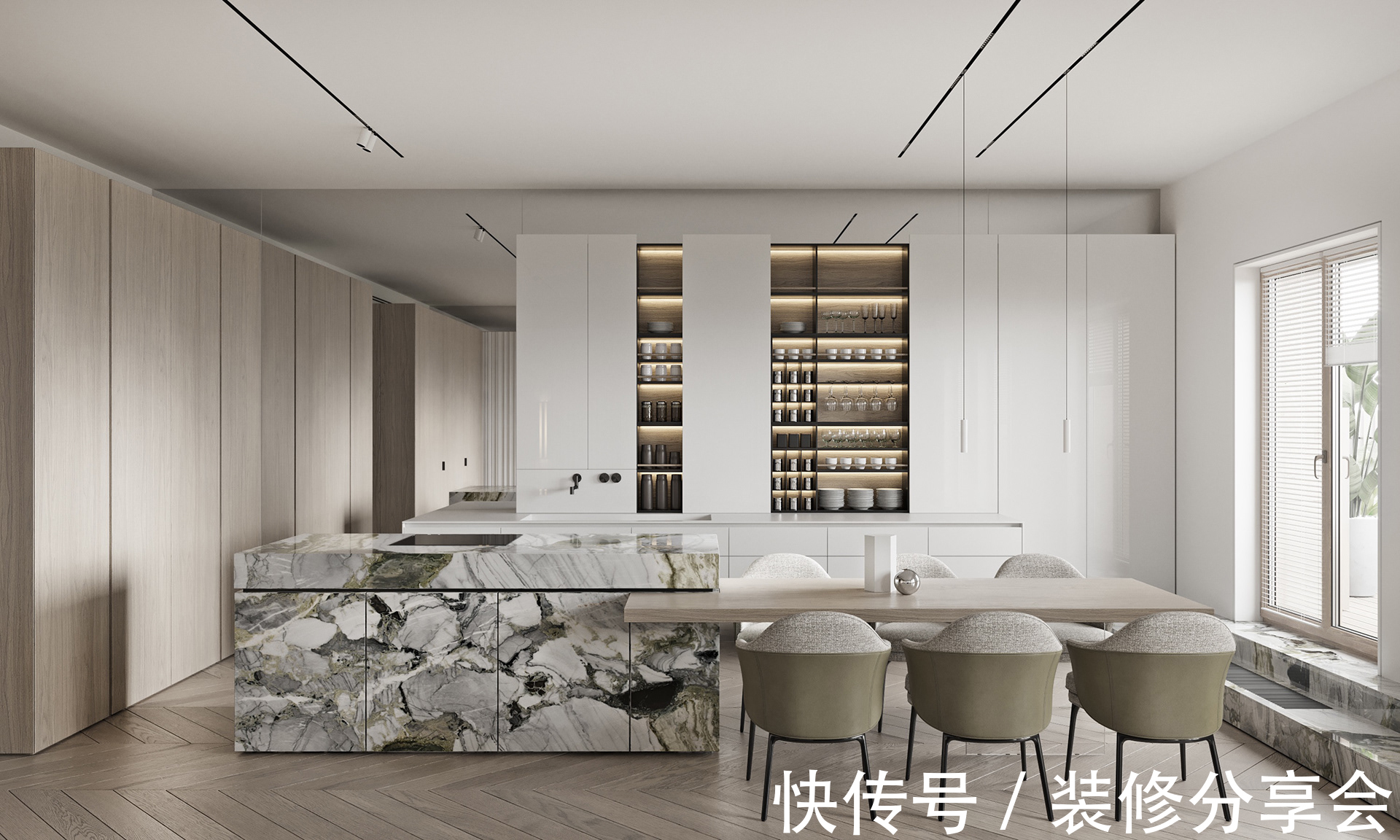 新妇幼医院|曲靖新妇幼医院旁金湘九俊158㎡装修实景图