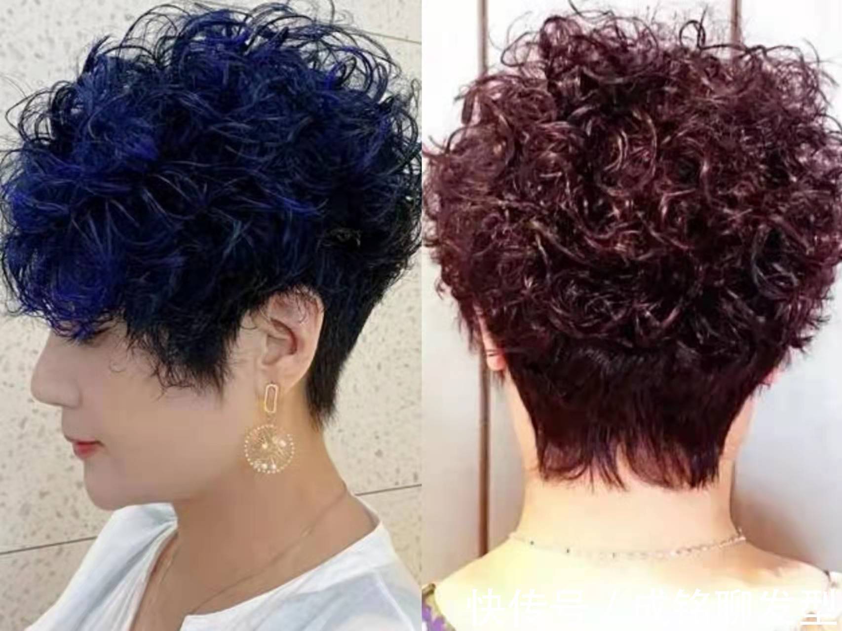 时髦 有钱没钱烫头过年,20款流行烫发发型已经到位,时髦卷发烫起来!