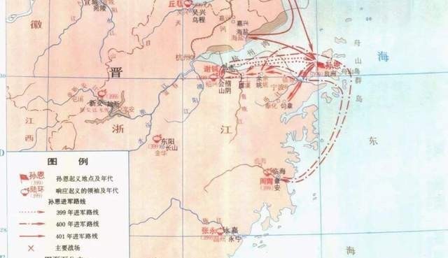 孙恩卢循起义,刘裕趁势崛起