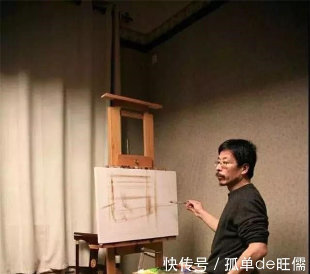 西方人@冷军用油画画竹子,我是第一人,中国人没画过,西方人不会画