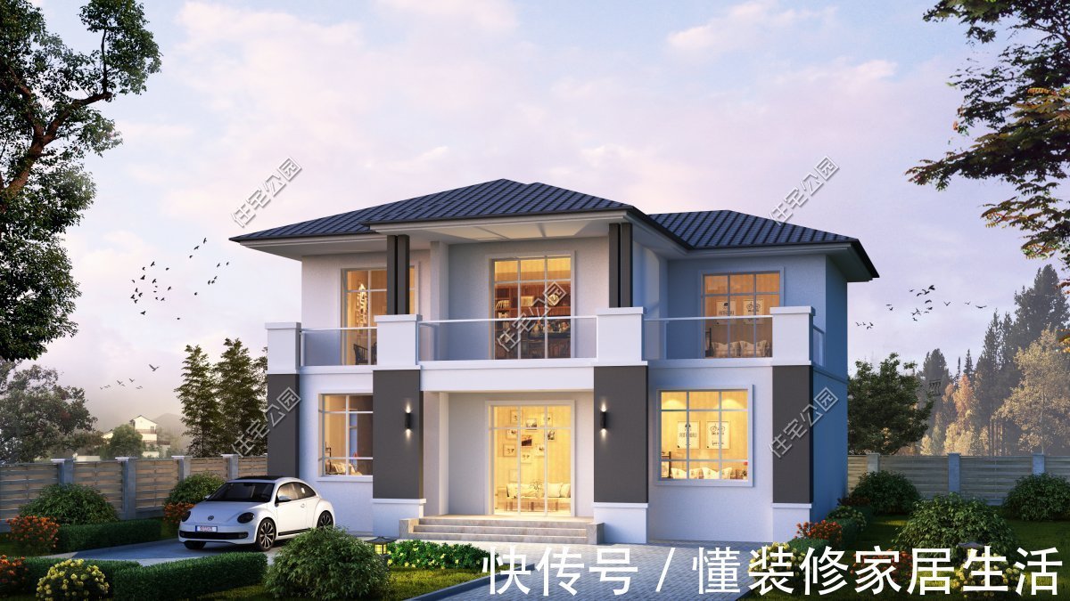 预算|10套高颜值二层别墅,附带详细的平面方案,你更喜欢哪一套?