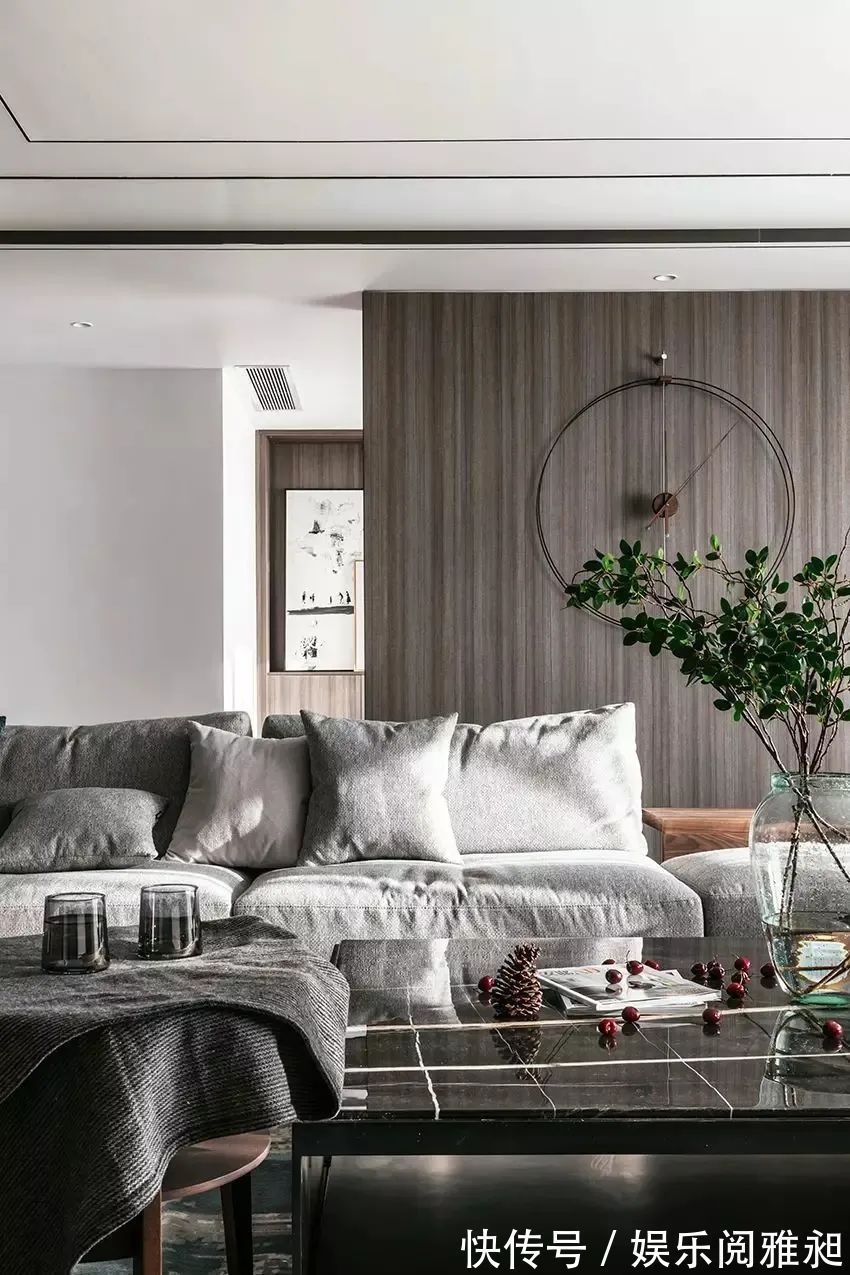 现代|262㎡现代简约大平层,简洁纯粹的空间,生活从容自然