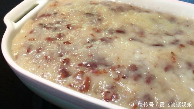红豆|一碗糯米粉 一把红豆 上锅一蒸 做出来的红豆糯米糕软糯Q弹超简单