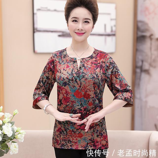 连衣裙 时尚妈妈装连衣裙,穿上以后尽显优雅女人味,做最美女人