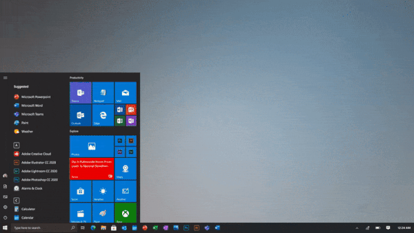 WIN10美化:开始菜单换上 FLUENT DESIGN 图标-HEU8