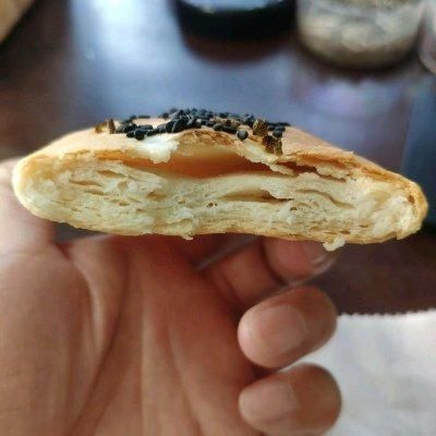 牛舌饼|两块钱搞定一道家常美食千层烧饼