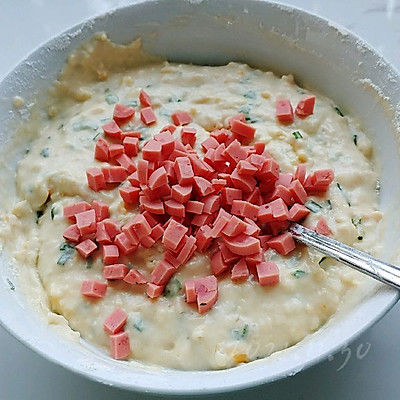 葱香芝士咸蛋糕