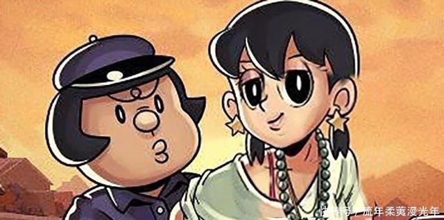 哆啦A梦5个版本的静香,本子静香最可爱,真人静香好想娶回家!