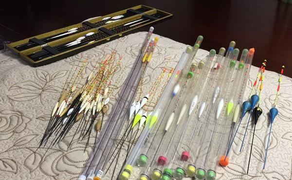 浮漂的形状不同,有不同的用途!经验来看,有这样几支基本够用了