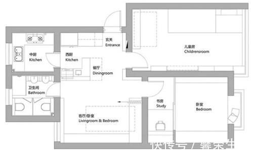 主卧室|榻榻米主卧室,客厅储物柜装可折叠床,这套70㎡二手房装修真实用!