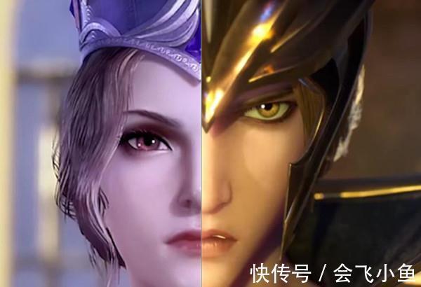 唐三|斗罗大陆CP半张脸,大师和比比东无缝衔接,唐三和小舞一脸夫妻相