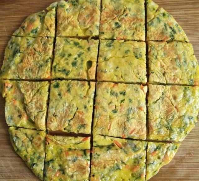 芹菜叶子饼,香软好吃营养,口感丰富,全家人都很喜欢
