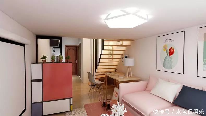 小姐姐|玄关变厨房24㎡小户型单间爆改,上下层设计变48㎡复式,大赞!