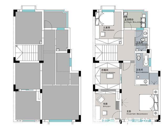 现代|253平现代风轻奢别墅,多元素设计复古大气,见之难忘的奢美空间
