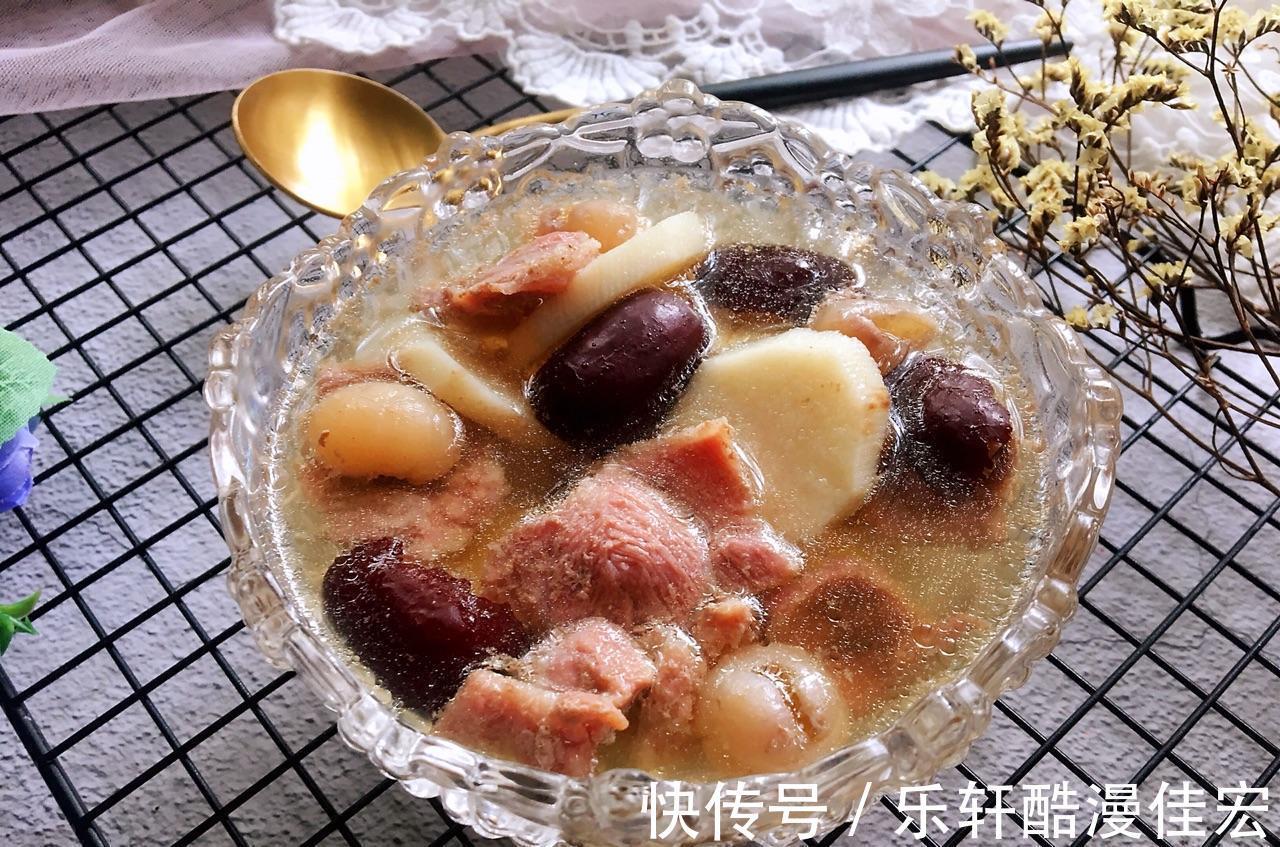 天冷多喝汤,山药搭配瘦肉一起煲汤,营养滋补做法简单