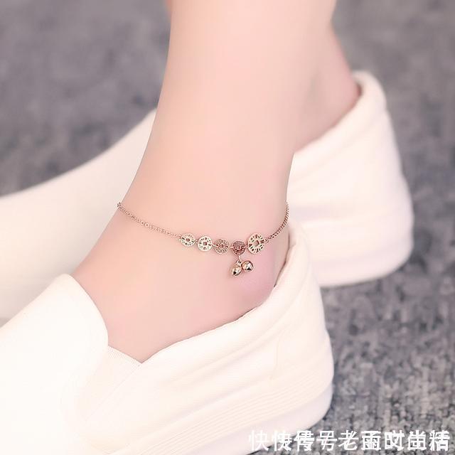 典雅|性感呀,高跟鞋+脚链,逛街时让男友老拉着我不放