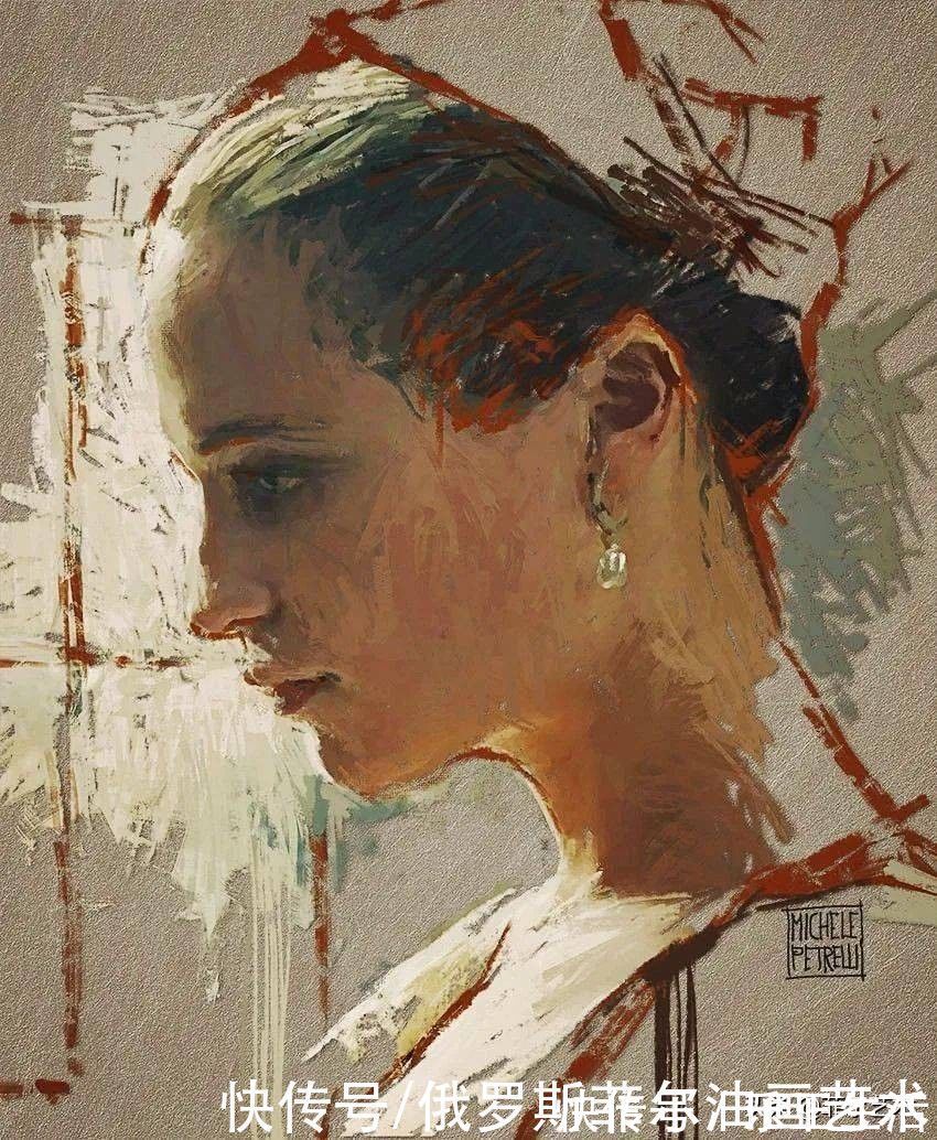 印象派#意大利当代画家米歇尔·佩特雷利现代印象派油画作品欣赏