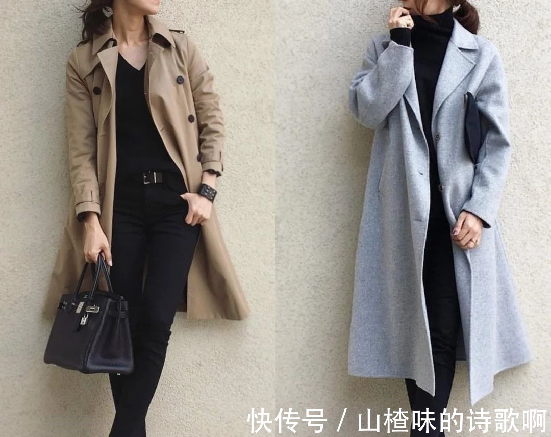 版型 好看又时髦的秋装搭配,学会4种针织衫搭配就够了,简单且实用