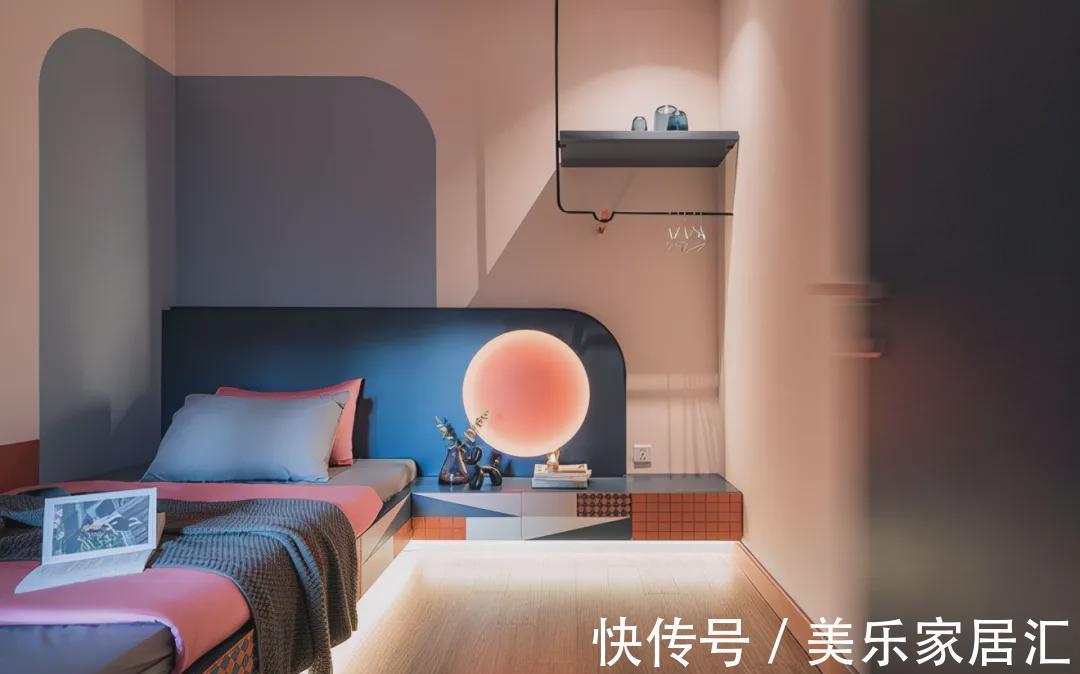 内嵌|敢想不敢装的家，她在这65㎡实现了，配色用到极致，全小区独一份