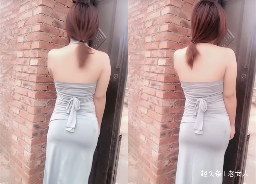小姐姐 又穿反了!留守小姐姐不小心把连衣裙穿得如此多娇!