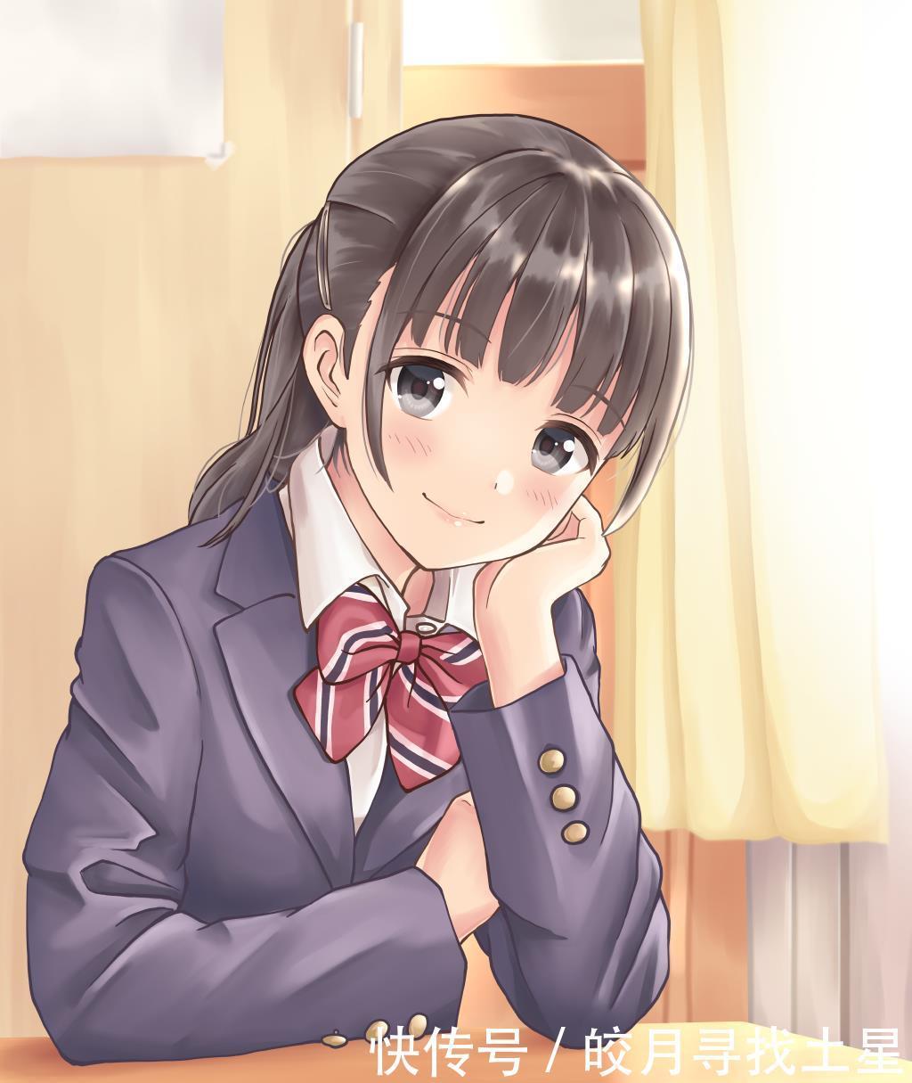 宛如|漫画图册分享清新而可爱的校园风少女，宛如圣洁的天使！