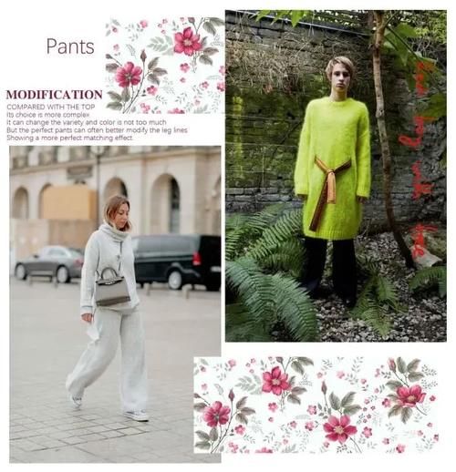 最近火了一种显高穿法，叫毛衣+阔腿裤，小个子也能穿出大气场