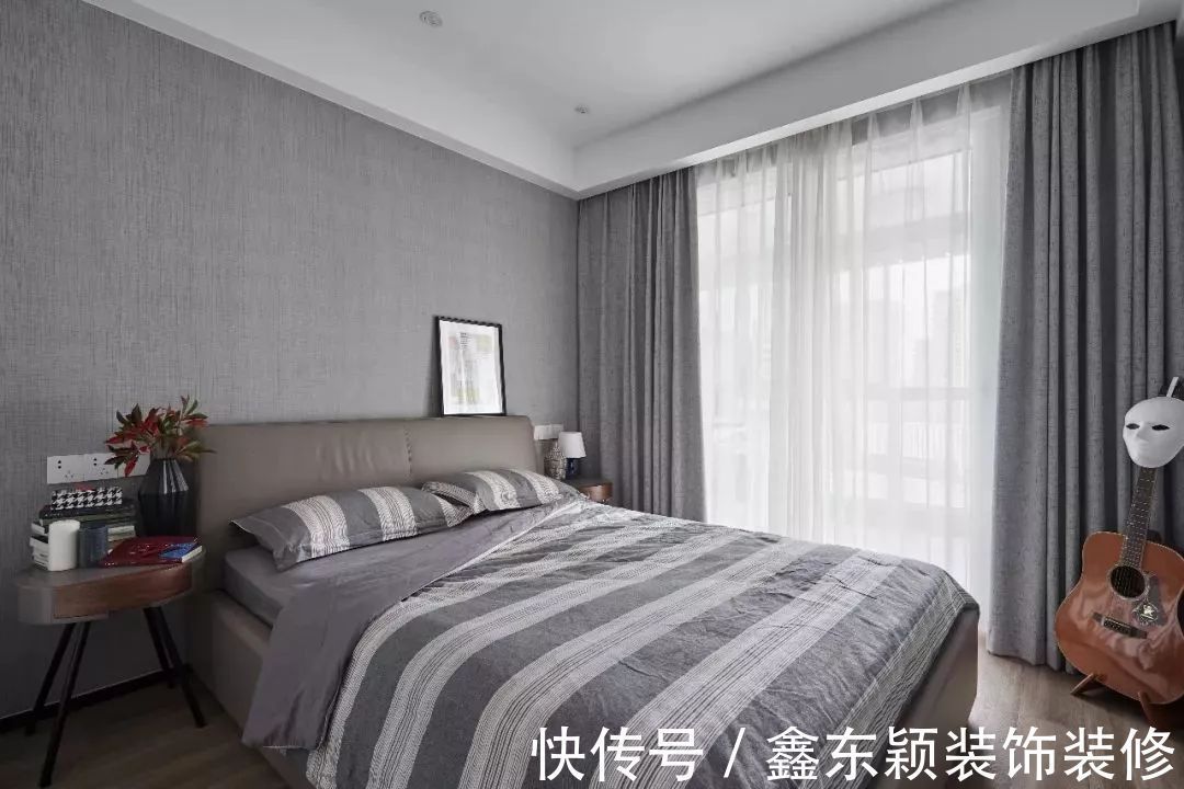 淋浴房|126平的三居室,独特的后现代风,充满了轻奢感。
