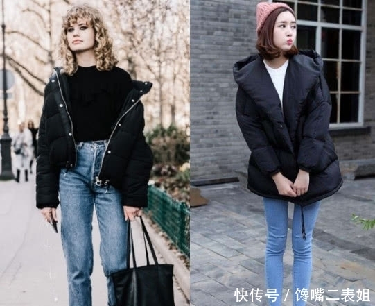 羽绒服|穿羽绒服不想显胖?3个“原则”要谨记!显腿长腰细,时髦耐看