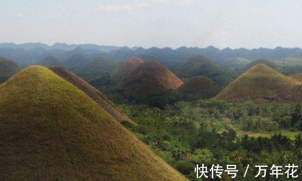 山峰群|菲律宾最奇特的山峰群，不长树只长草，每到夏天就会变成巧克力山