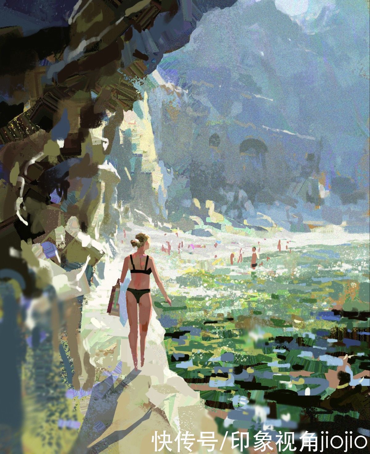 索尼影视@午间一小时的速涂,整体画面看似凌乱实则巧妙