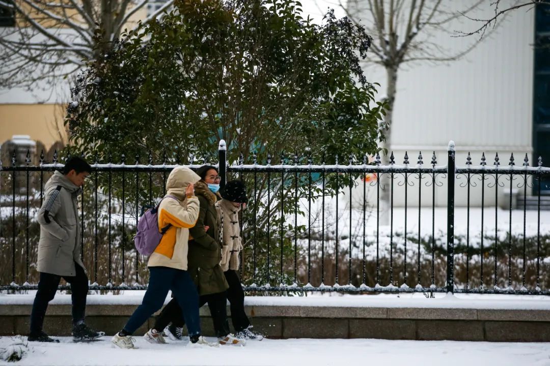 孙俊杰|多图！雪中的烟台高新区美出新高度