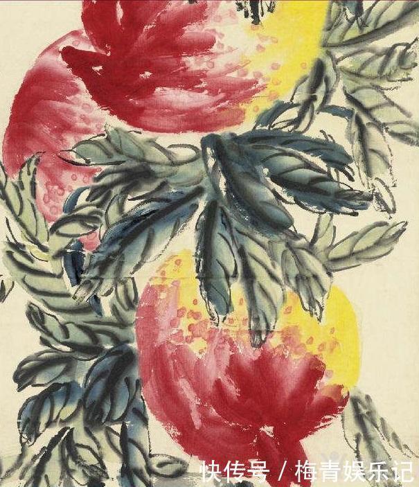 礼金&朋友寿宴,齐白石因心疼钱画了9个寿桃送过去,如今价值4140万