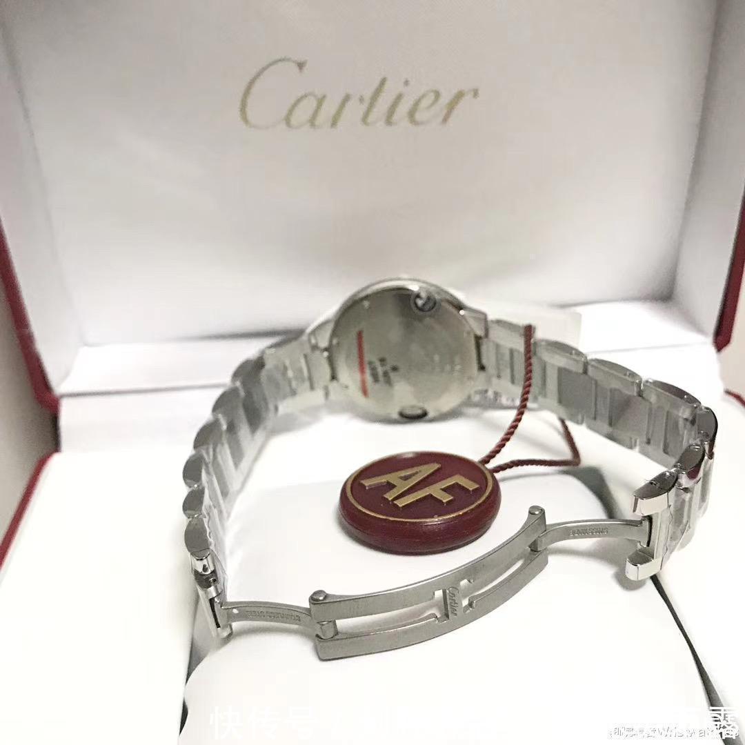 af厂 AF厂卡地亚蓝气球33mm粉盘076原装机芯对比正品乱真吗?