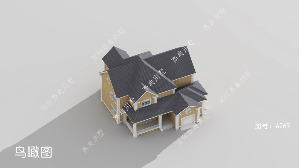 农村|这款美式小别墅,是经济实用的户型,非常适合农村建设。