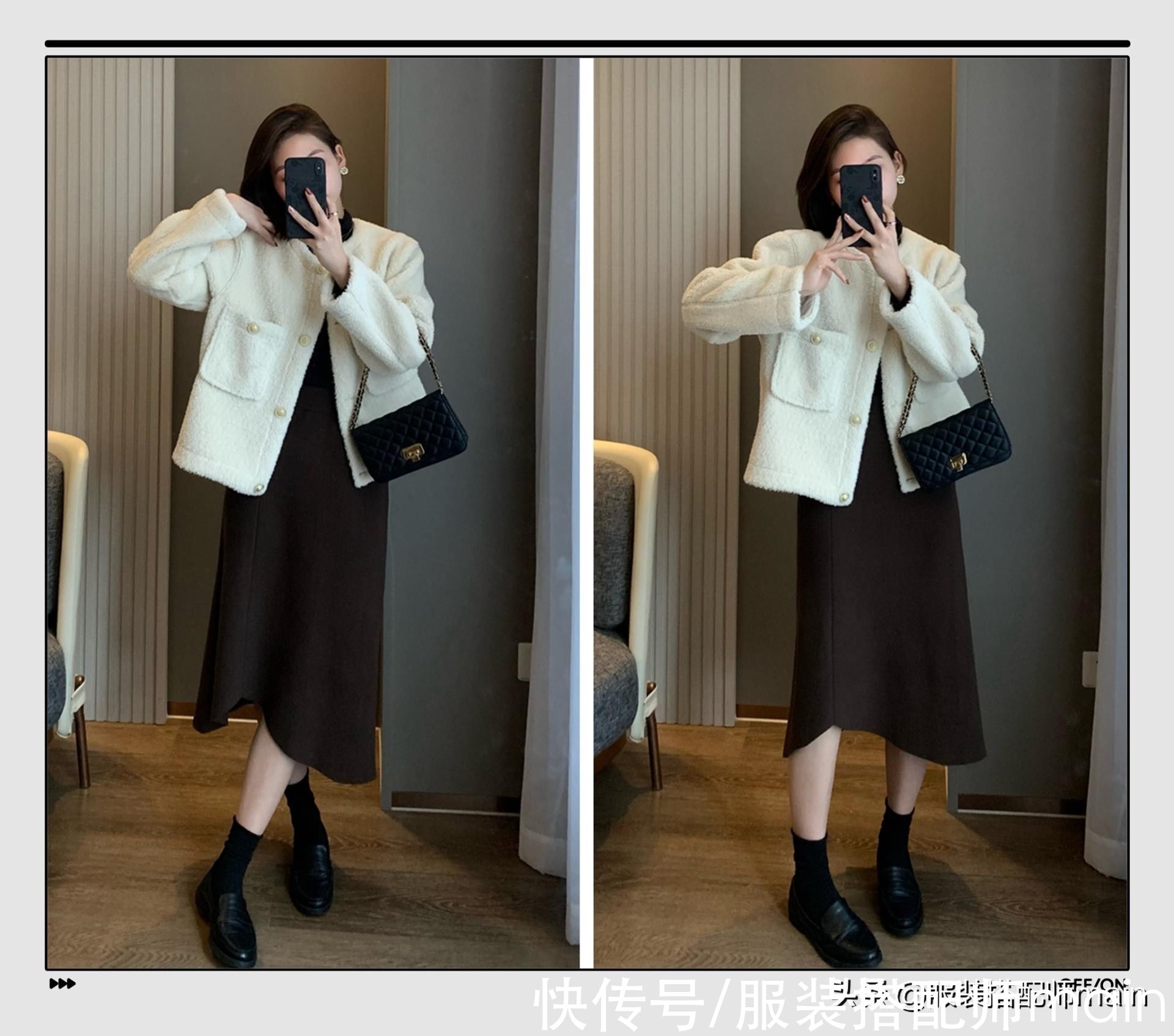 直筒裤|秋季想要保暖和时髦需要怎么穿？我总结了三个万能搭配公式