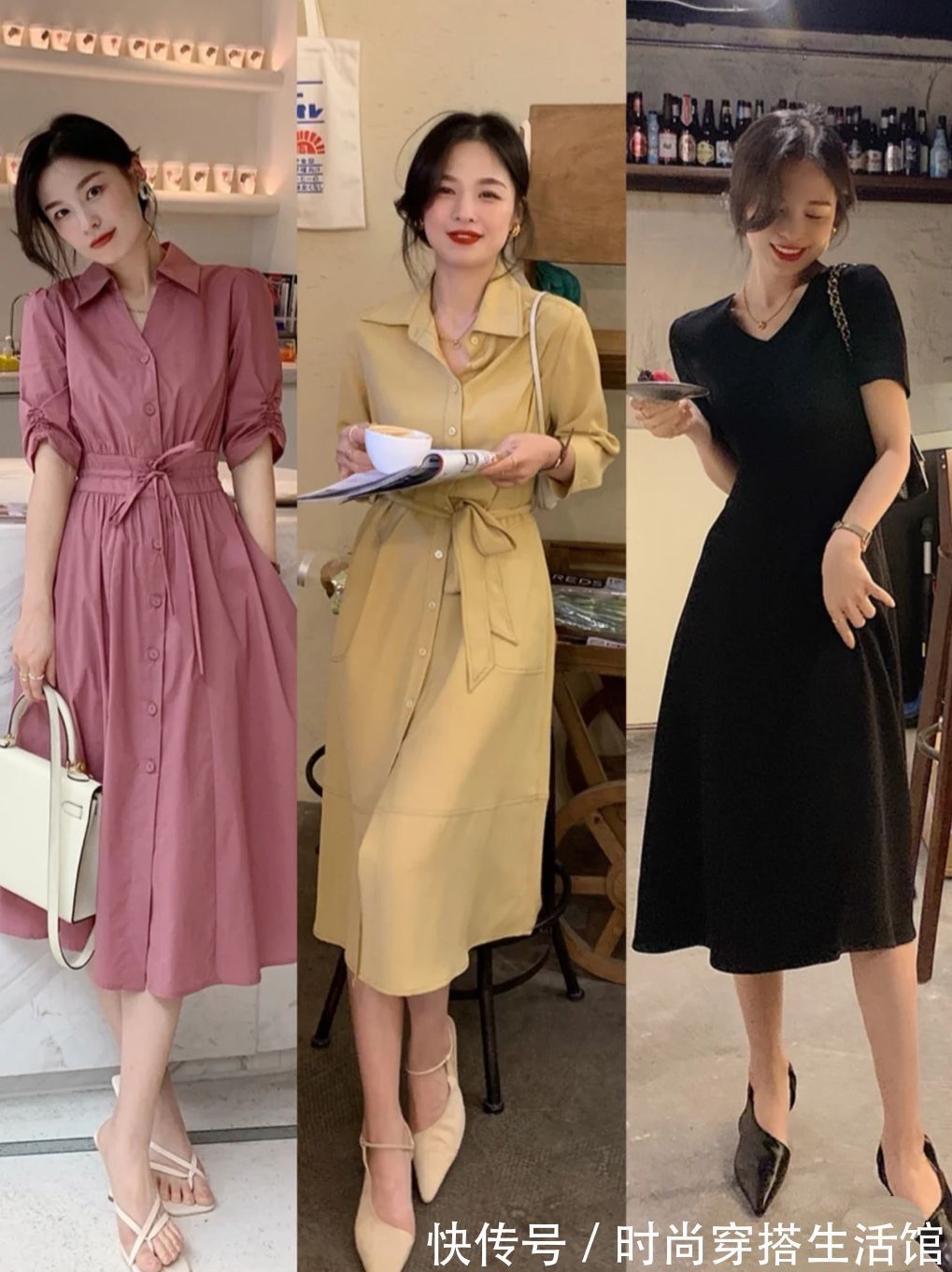 阔腿裤|讲真的,小个子女生记住这3个诀窍,时髦又显高