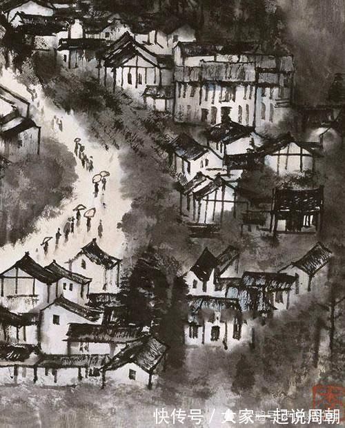 桂林雨景$从传统中来,画时代新意,李可染绘《桂林雨景》