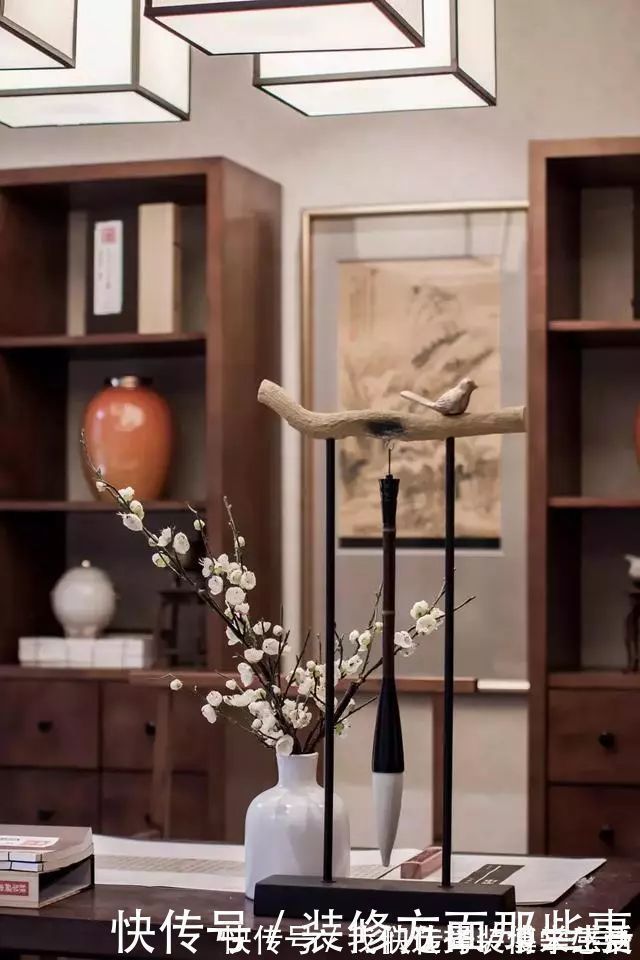 设计|新中式别墅设计,落落大方,袅袅炊烟树外饶,一抹写意浅墨清韵