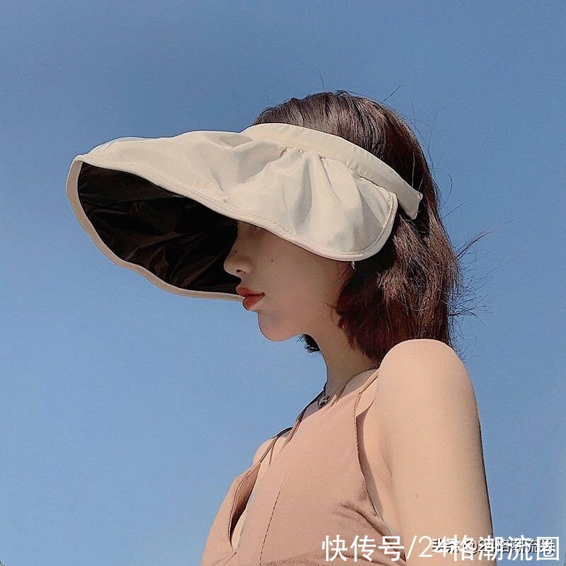 小姐姐|夏季标配的遮阳帽，超大帽檐，防晒还能凹造型