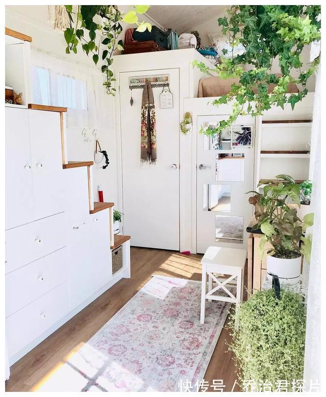 浪漫|她爆改18㎡极小空间,应有尽有,温馨又浪漫,把日子过成了诗!