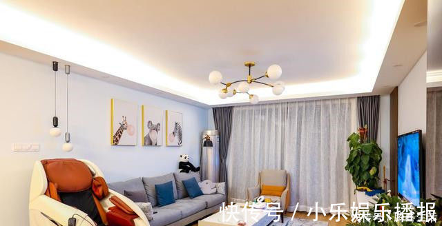 北欧风|108㎡新房全包9万2搞定,电视墙只装两块木板,闺蜜看完直夸有品位