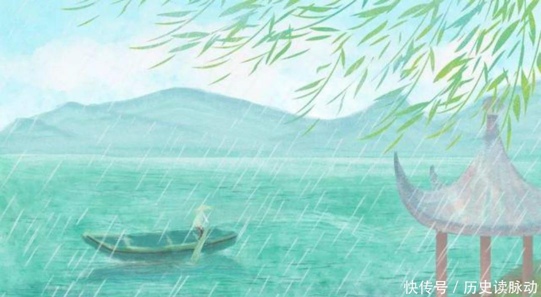 杨万里!杨万里这首听雨诗意境唯美,虽然只有短短几句,但是写得生动有趣